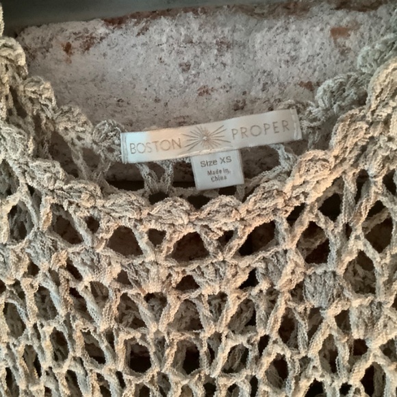 Boston Proper Crocheted woman’s top - Picture 4 of 4